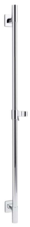 KOHLER® Awaken® Polished Chrome 42" Deluxe Slide Bar-0