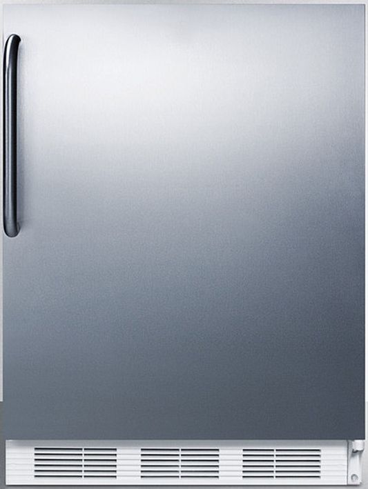 Summit® 24" 5.1 Cu. Ft. Stainless Steel Compact Refrigerator-0
