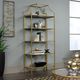Sauder® International Lux® Satin Gold Bookcase-1