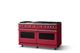 Viking® 5 Series 60" Valentine Pro Style Gas (NG) Range with Brushed Brass Trim-2