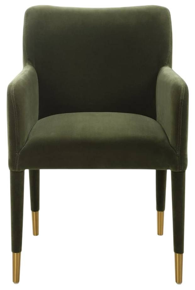 Uttermost® Conifer Moss Dining Arm Chair-3