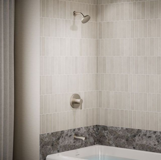 KOHLER® Elate® Rite-Temp® Vibrant Brushed Nickel 1.5 GPM Bath and Shower Trim Kit-1