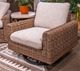 Signature Design by Ashley® Dolan Creek Brown/Gray Fabric/Wicker Outdoor Swivel Lounge-2