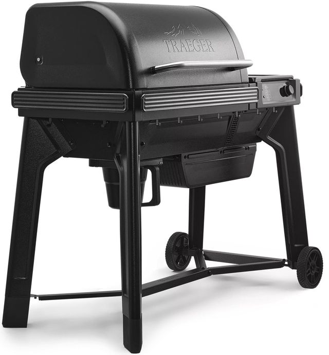Traeger® Woodridge™ 50" Black Freestanding Wood Pellet Grill-2