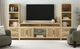 Elements International Ridgemont Natural 82" TV Console without Fireplace Insert-1