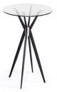 VIG Furniture Modrest Kaitlyn Black/Clear Bar Table-0