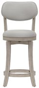 HH2 Home Sloan Aged Gray/Fog Swivel Counter Stool-1