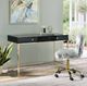 ACME Furniture Ottey Black High Gloss/Gold Writing Desk-1