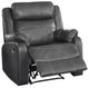 Homelegance® Yerba Gray Manual Reclining Chair-2