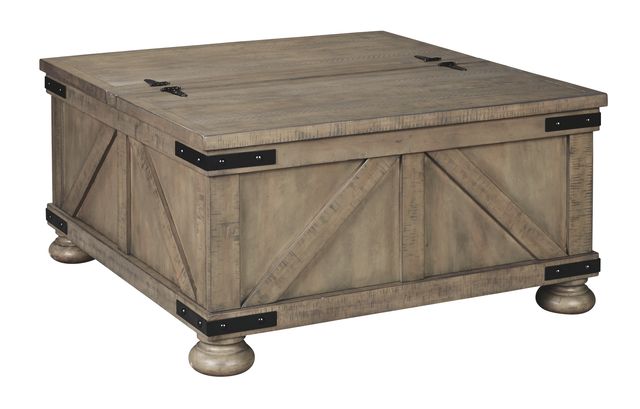 Signature Design by Ashley® Aldwin 3-Piece Gray Farmhouse Living Room Table Set-1