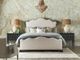 Hooker® Furniture Charleston Chateau Linen California King Upholstered Panel Bed-1