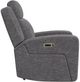 Flexsteel® Ridge Granite Power Recliner with Power Headrest-2
