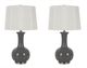 Nationwide Furniture Distributors Two Grey Lamps-0