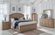 American Woodcrafters Meadowbrook 4-Piece Sand Queen Arched Panel Bedroom Set-1