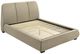 Coaster® Mokena Light Brown Queen Upholstered Platform Panel Bed-1