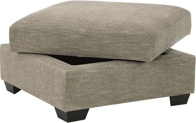 Signature Design by Ashley® Creswell Stone Ottoman with Storage-2