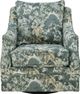 Signature Design by Ashley® Gubbins Blue/Green/Yellow Swivel Accent Chair-2