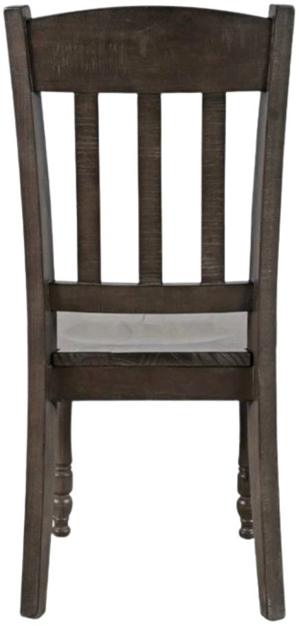 Jofran Inc. Madison County Barnwood Slatback Dining Side Chair-3