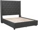 Homelegance® Fairborn Gray Upholstered Full Platform Bed-3
