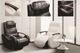 Fornirama 36 Black Zero Gravity Swivel Recliner-2