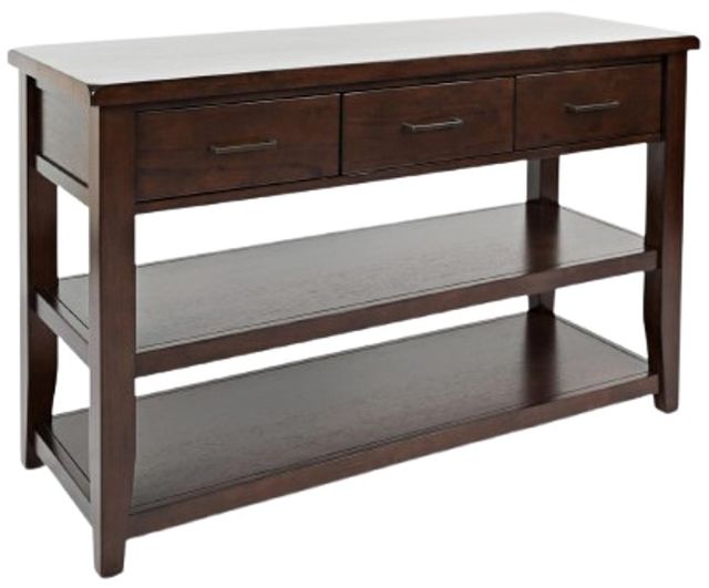 Jofran Inc. Twin Cities Brown Console Sofa Table-0