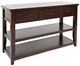 Jofran Inc. Twin Cities Brown Console Sofa Table-0
