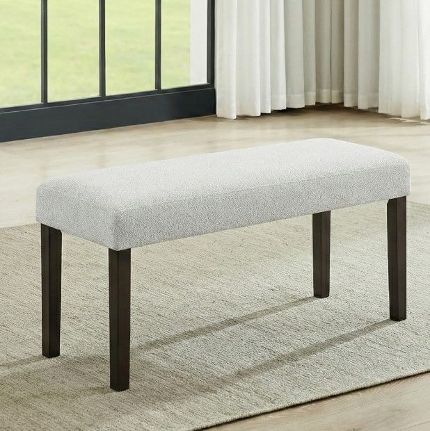 New Classic® Home Furnishings Carissa Espresso/Stone Dining Bench-1
