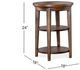 Magnussen Home® Bay Creek Toasted Nutmeg Accent End Table-2