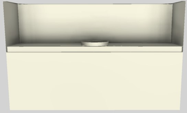 Vent-A-Hood® 48" Biscuit Wall Mounted Range Hood-3