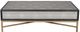 Moe's Home Collection Mako Grey Coffee Table with Gold Metal Base-3