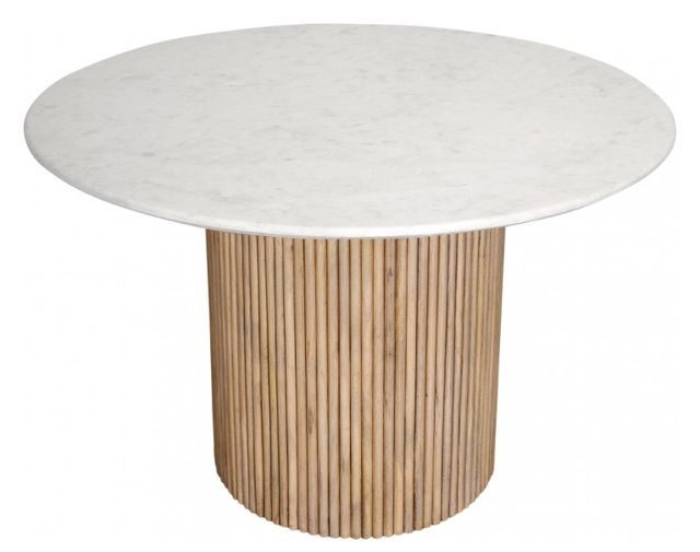 Meridian Furniture Oakhill White/Natural Dining Table-1
