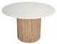 Meridian Furniture Oakhill White/Natural Dining Table-1