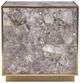 Bernhardt Tildon Bernhardt Interiors Smoky Quartz Side Table with Aged Brass Base-2