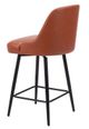 Zuo® Modern Keppel Brown Swivel Counter Stool-4