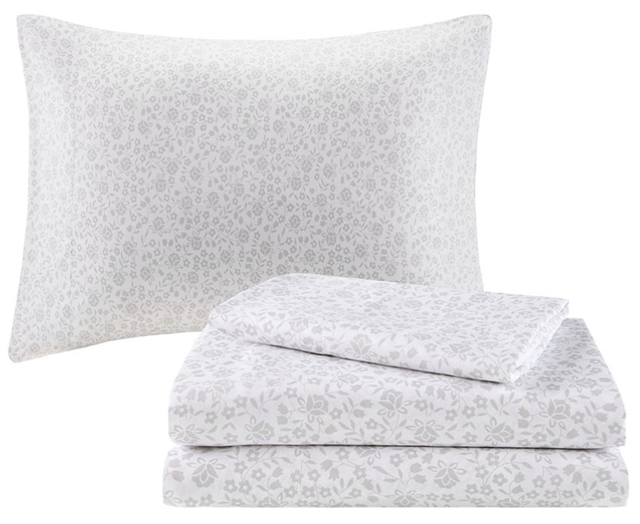 Olliix by Intelligent Design Vinnie Aqua Twin Comforter and Sheet Set-3