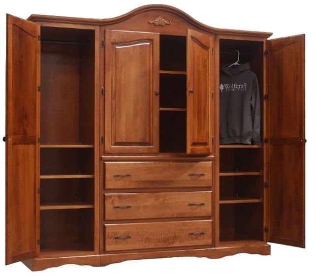 Wolfcraft Furniture Vintage Brown Master Wardrobe-1