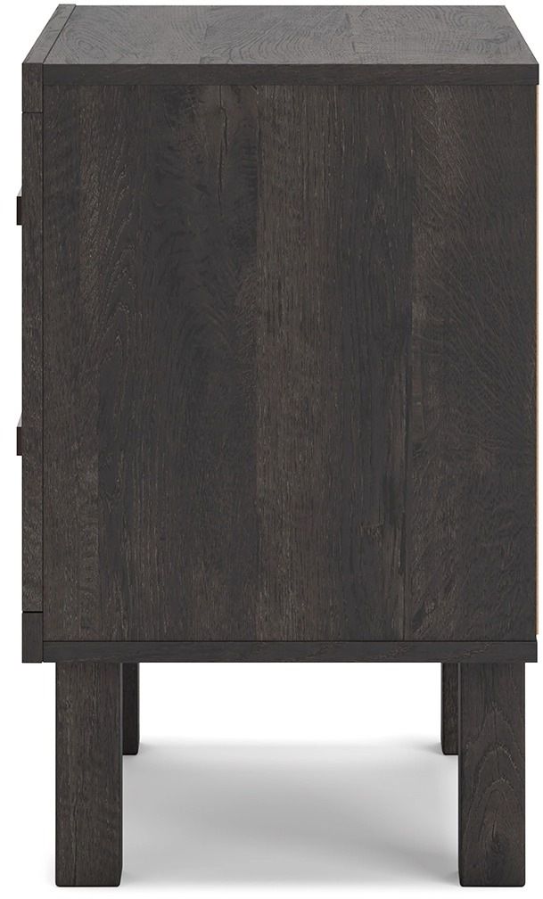 Signature Design by Ashley® Toretto Rustic Charcoal Nightstand-4