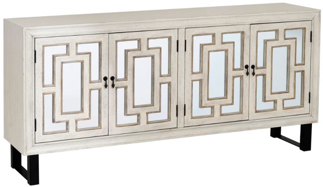 Coast2Coast Home™ Tamara Antique White Media Credenza-0