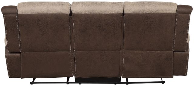 Homelegance® Chai Two-Tone Double Manual Reclining Sofa-3