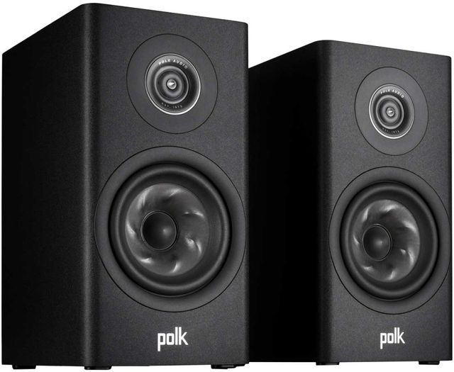 Polk Audio® R100 Black Bookshelf Speakers (Pair)-0