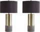 Signature Design by Ashley® Jacek Brass/Gray Table Lamp-1