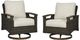 Signature Design by Ashley® Paradise Trail 2-Piece Medium Brown Swivel Lounge Chair-0