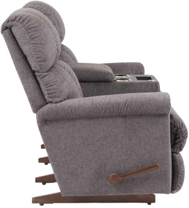 La-Z-Boy® Pinnacle Graphite Manual Wall Reclining Loveseat with Console-2
