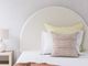 Signature Design by Ashley® Shapella Tan/White Full Upholstered Panel Headboard-2