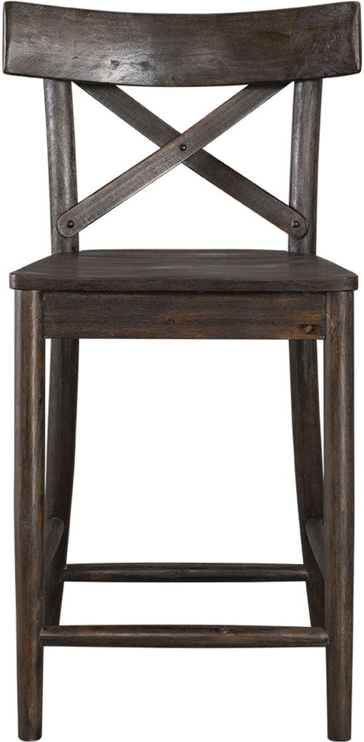 Elements International Coronado Chocolate Counter Stool-1