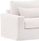 Dovetail Furniture Sylvie White Slipcovered Sofa Chair-1