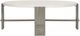 Bernhardt Foundations Linen Cocktail Table with Light Shale Base-2