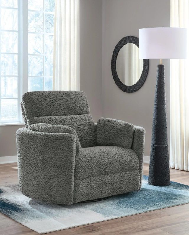 Signature Design by Ashley® Gosaldo Lead Power Swivel Glider Recliner-2