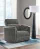 Signature Design by Ashley® Gosaldo Lead Power Swivel Glider Recliner-2
