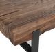 Classic Home Duarte Reclaimed Brown 55" Coffee Table with Black Base-4
